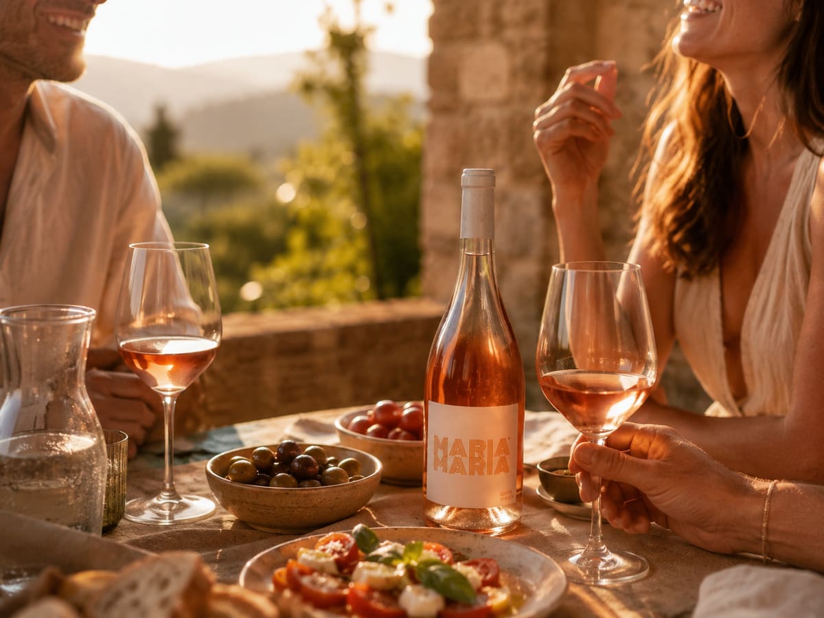 Aperitivo ve večerním světle
