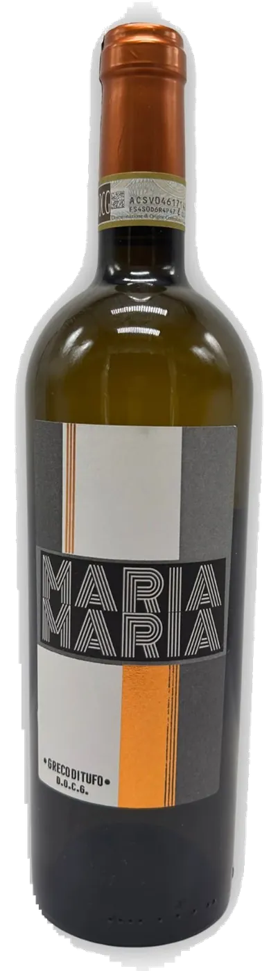 Láhev Greco di Tufo D.O.C.G. – přední strana