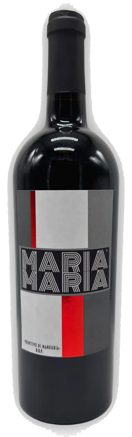 Láhev Primitivo di Manduria D.O.C. 15,5 – přední strana